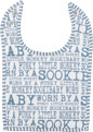 SOOKIbaby Lifestyle Funky Monkey Bib Blue